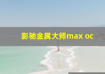 影驰金属大师max oc